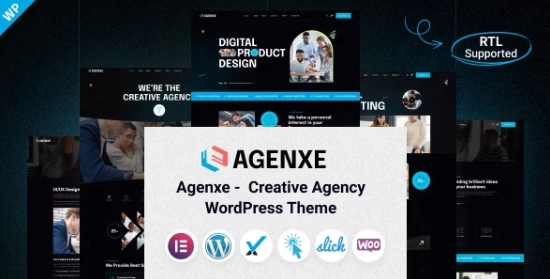 Agenxe – Creative Agency WordPress Theme 1.0.0 GPL Theme