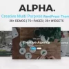 Alpha Dot Multi Purpose WordPress Theme 1.0 GPL Theme