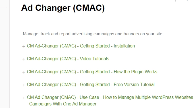 CRMinds Ad Changer Server 2.0.4 GPL Plugins