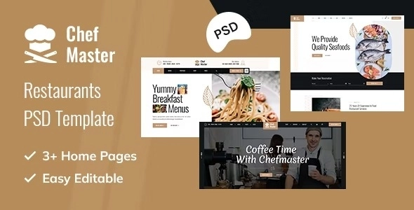 Chefmaster Restaurant WordPress Theme 1.0.0 GPL Theme