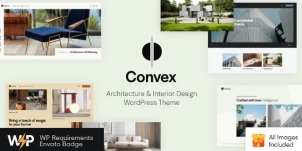 Convex Architecture Interior Design WordPress Theme 1.0 GPL Theme