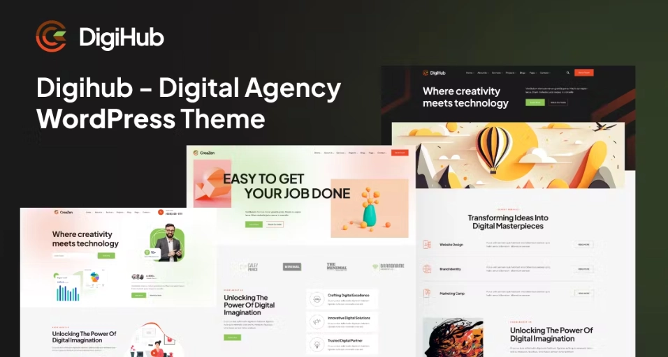 Digihub WordPress für digitale Agenturen 1.0 GPL Theme