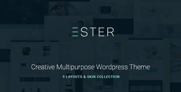 Ester A Stylish Multipurpose WordPress Theme 1.8.1 GPL Theme