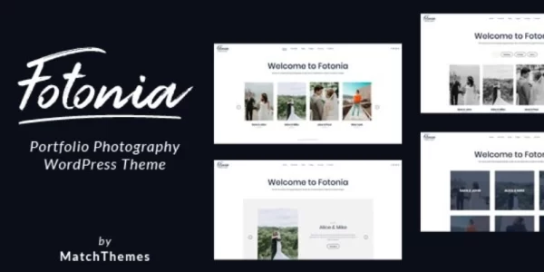 Fotonia Portfolio Photography Theme for WordPress 1.6.21 GPL Theme