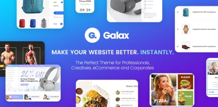 Galax eCommerce Multi-Purpose WordPress Theme 1.0 GPL Theme