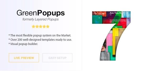 Green Popups 7.49 GPL Plugins