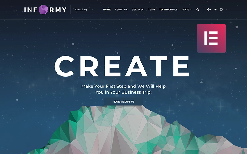 Informy Consulting Company WordPress Elementor Theme WordPress Theme 1.0.0 GPL Theme
