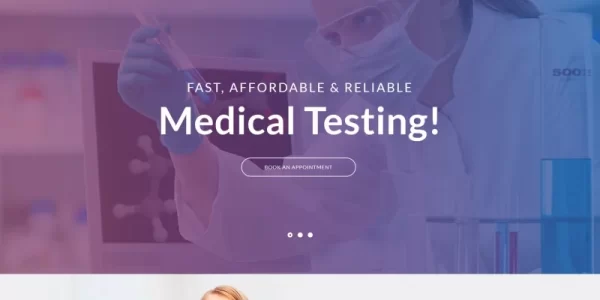 MediCheck Medical Laboratory Responsive WordPress Theme 1.0.0 GPL Theme