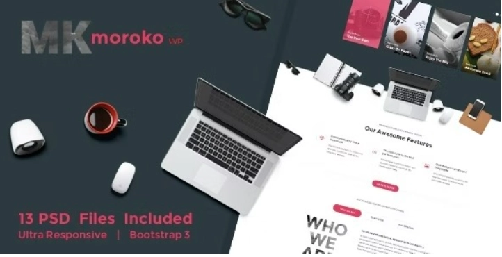 Moroko – Creative Bootstrap Responsive WordPress Theme 1.0.0 GPL Theme