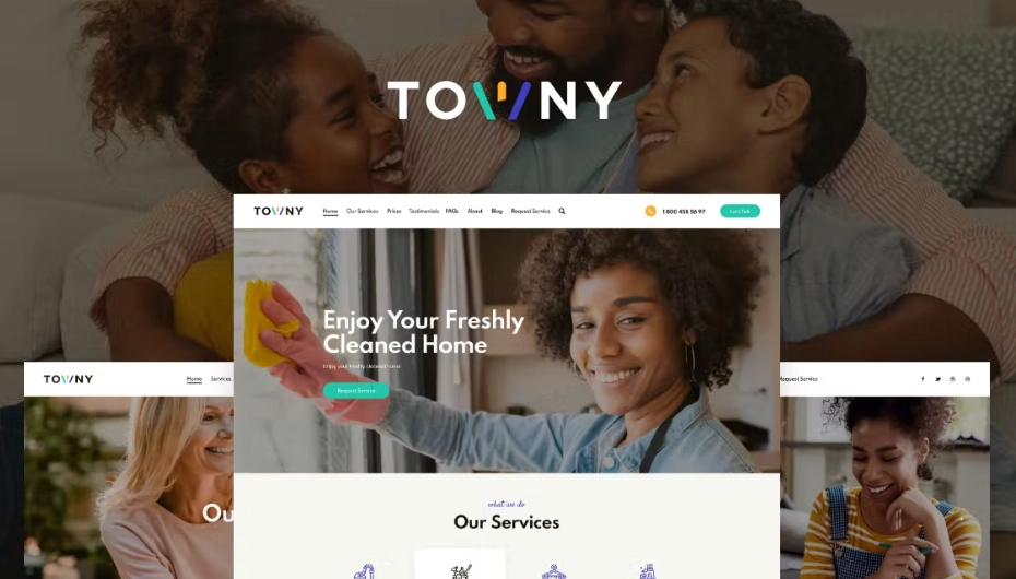 Towny WordPress Theme 1.0 GPL Theme