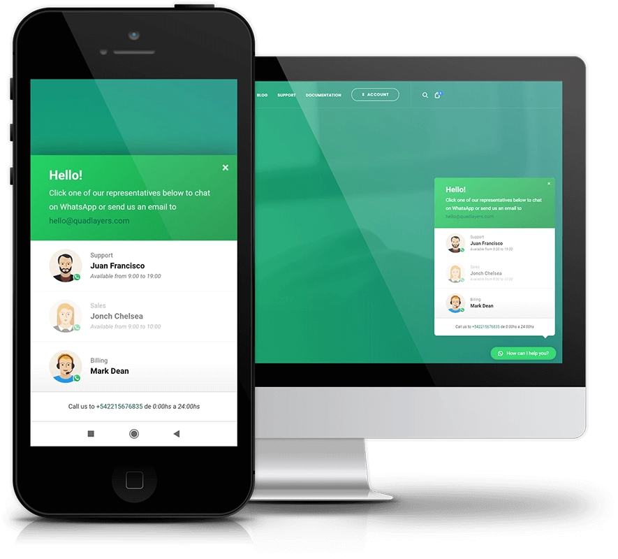 WhatsApp Chat Pro By QuadLayers 7.2.4 GPL Plugins