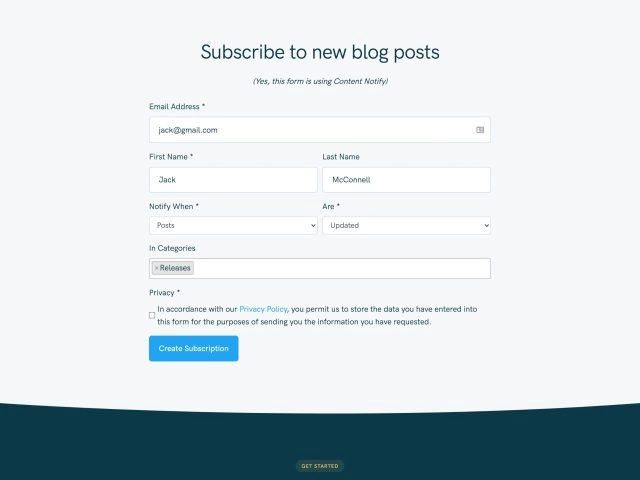 Content Notify 1.14.7 GPL Plugins