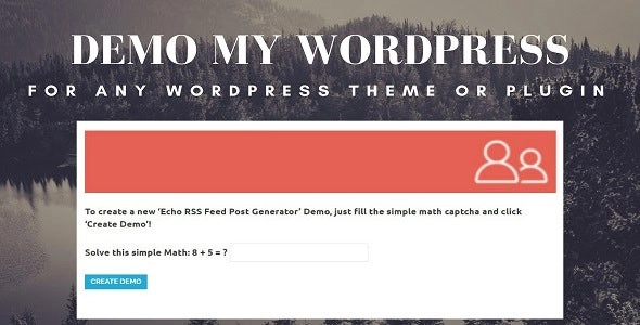 Demo My WordPress Temporary WordPress Install Creator 1.0.9 GPL Plugins